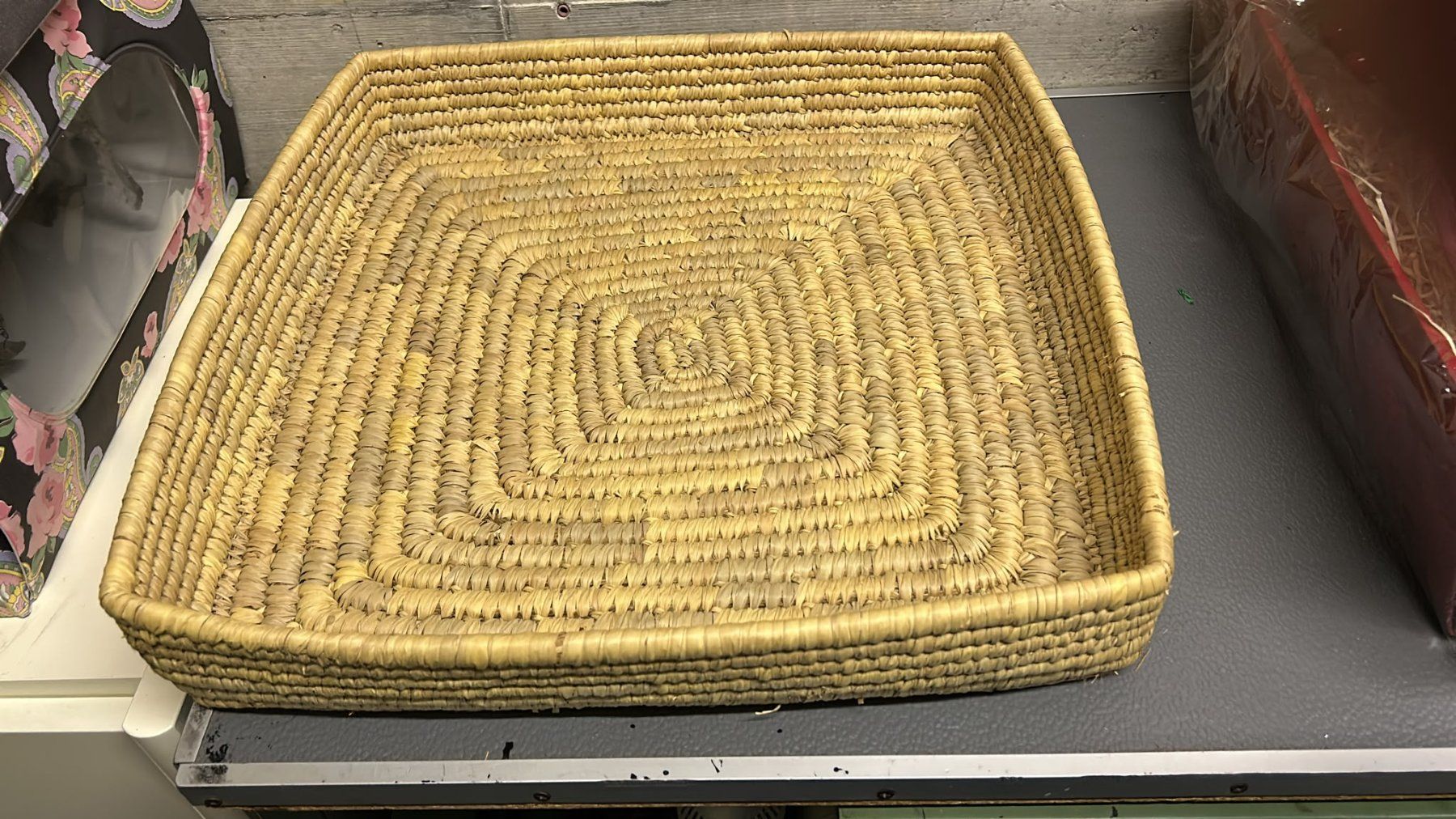 Sonstiges für Haushalt & Wohnen: Grande cesto quadrato beige – Gebraucht aus Melano von H-Sara