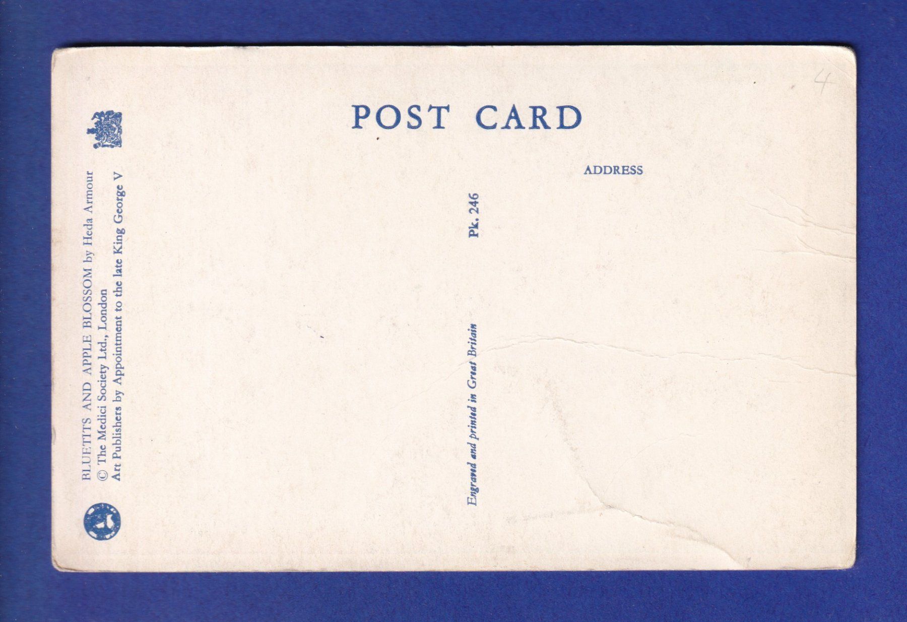 Cartes postales: OISEAU - Mésanges // pli // – D'occasion à Pully par nicecards-shop 1