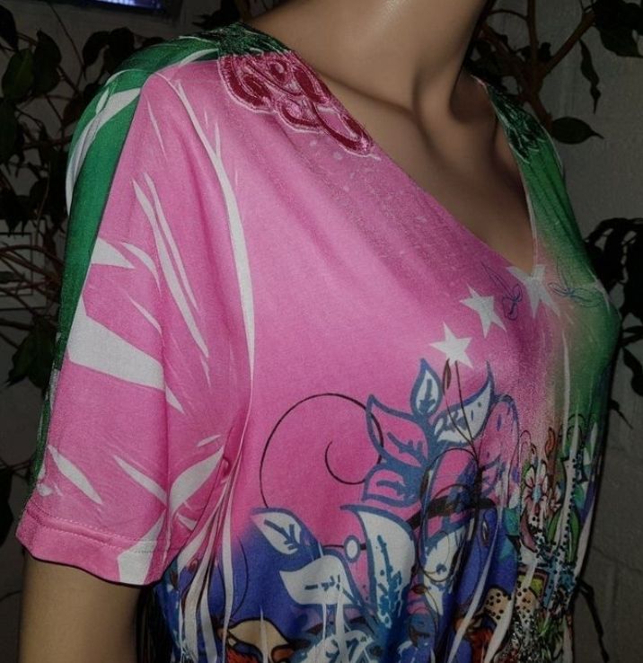 Vestiti: Farbenfrohes Sommerkleid, Gr. XL – Nuovo (secondo la descrizione) da Sursee venduto da Aniri 1