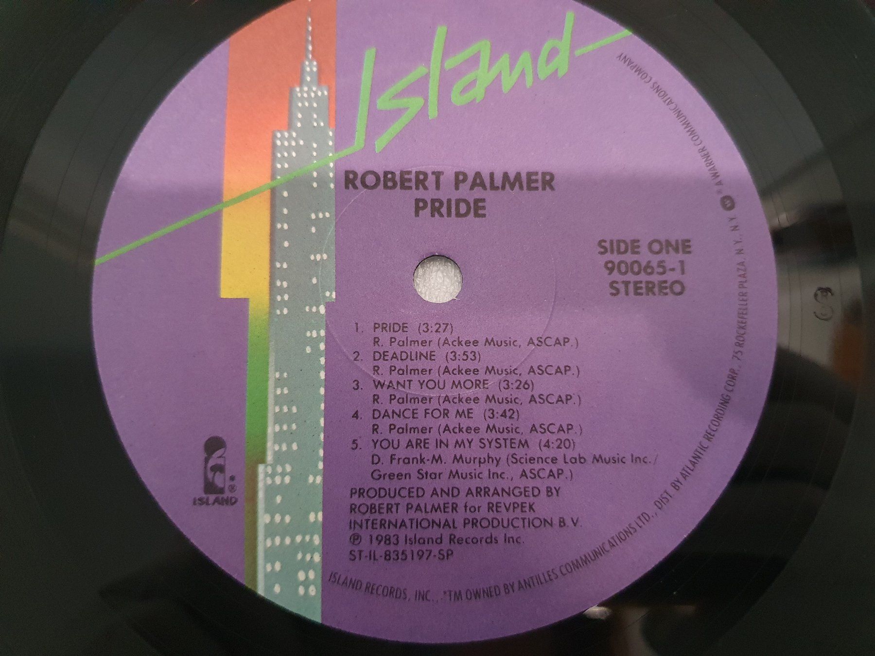 Dischi in vinile: Robert Palmer – Pride – Usato da Uster venduto da Vinyl-Leidenschaft 3