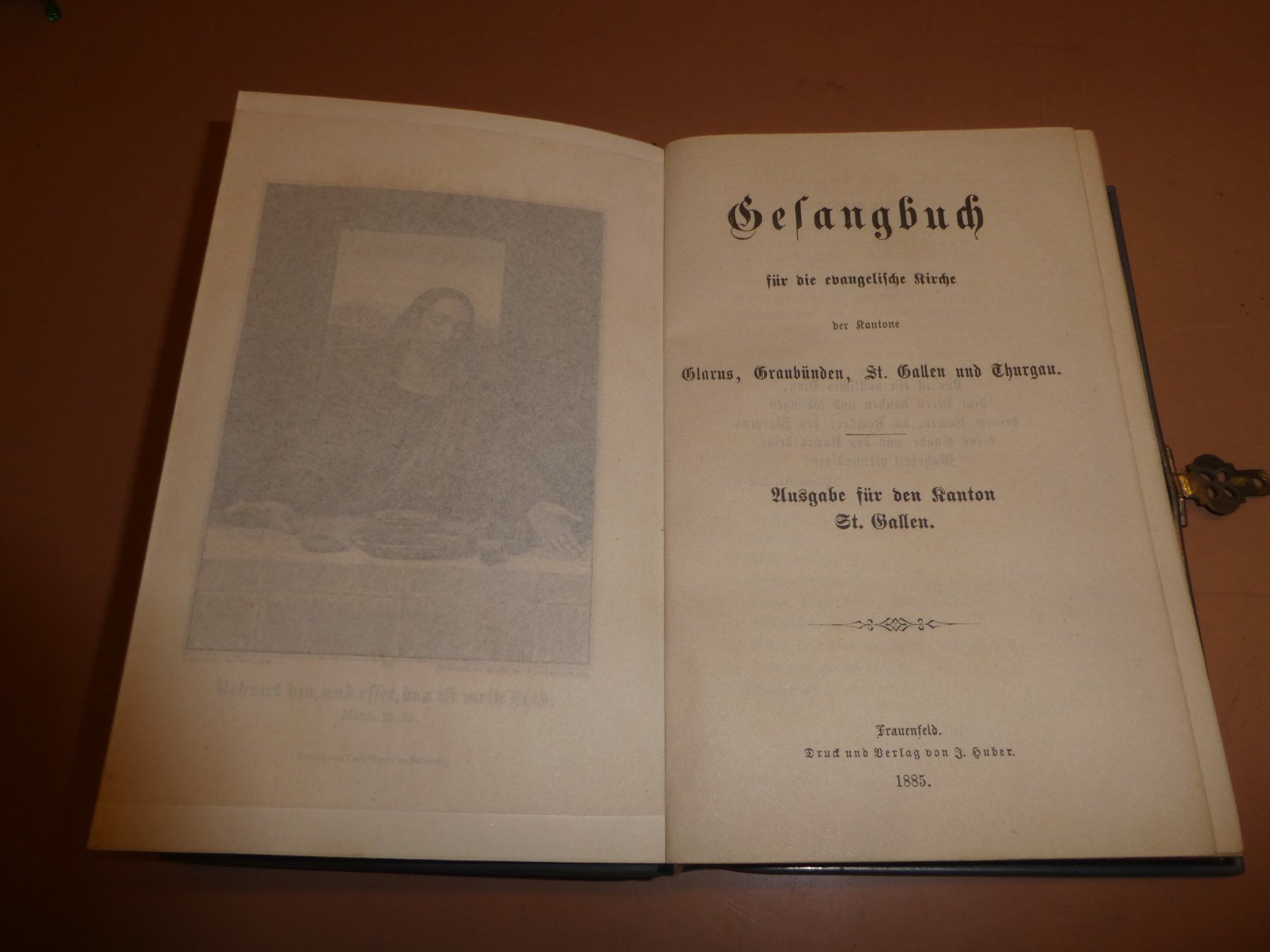 Bücher: Altes Gesangsbuch mit Schliese 1885 – Gebraucht aus Chur von Diversico2010 2