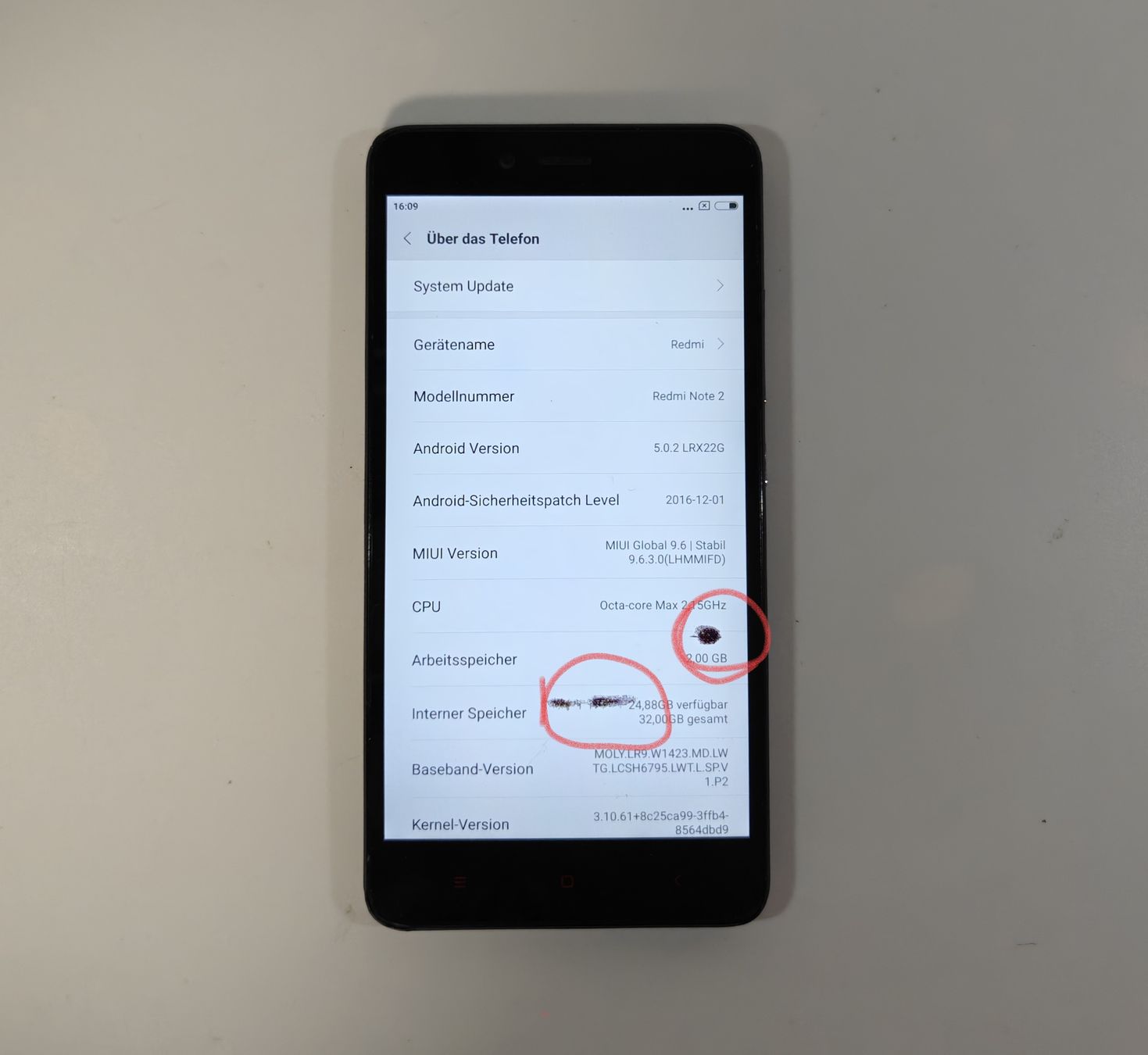 Xiaomi Handys / Smartphones: Xiaomi Redmi Note 2 – Defekt aus Ehrendingen von Rocky985 1