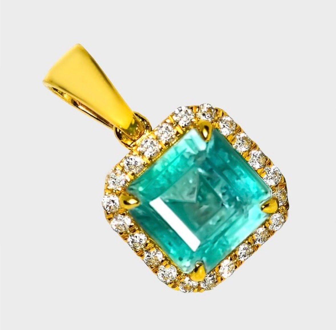 Ciondoli: Anhänger Gold Smaragd Diamant – Nuovo e nell'imballaggio originale da Bolken venduto da Romeo80 1