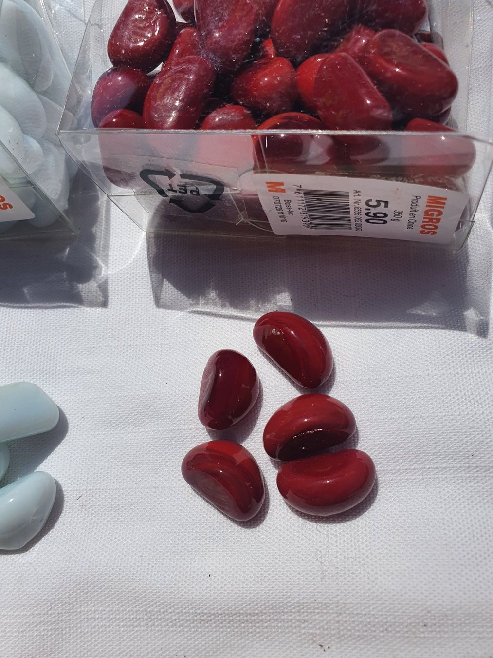 Tutte le decorazioni: Farbige Steine - Nuggets - Dekoglas – Usato da Abtwil AG venduto da MaVo.0710 2