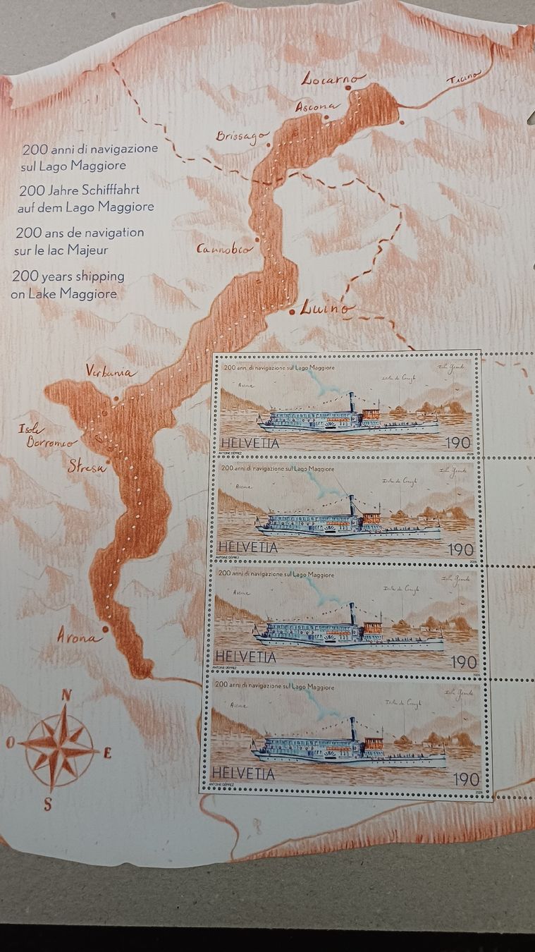 Tous les timbres: Schifffahrt 26 Spezialbogen – Neuf avec emballage d'origine à Bex par renebaar