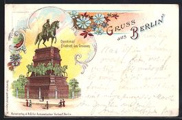 Litho Berlin, Denkmal Friedrich des Gros