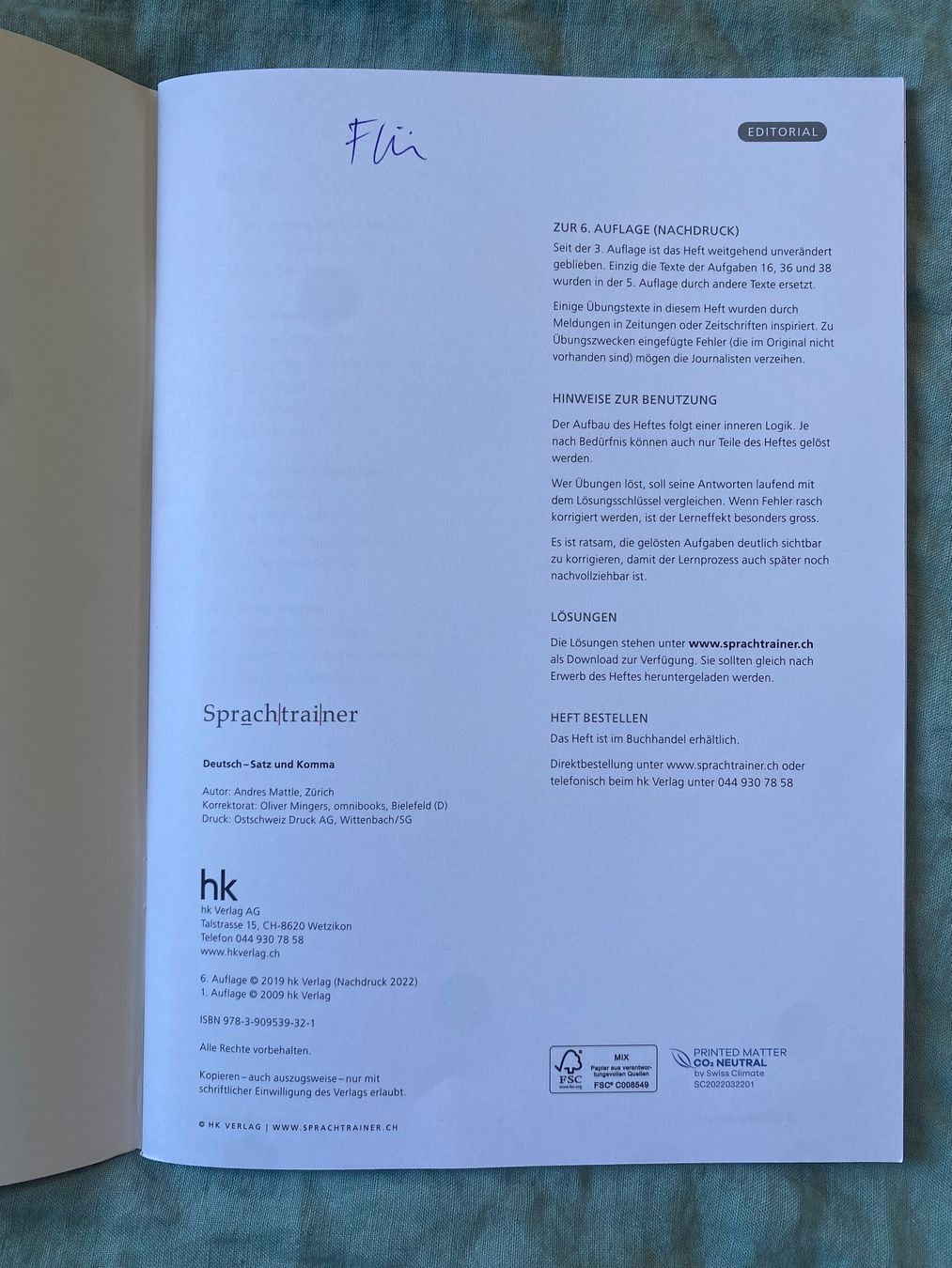 Bücher: Deutsch Satz und Komma – Neu (gemäss Beschreibung) aus Spiez von met_jq7w 1