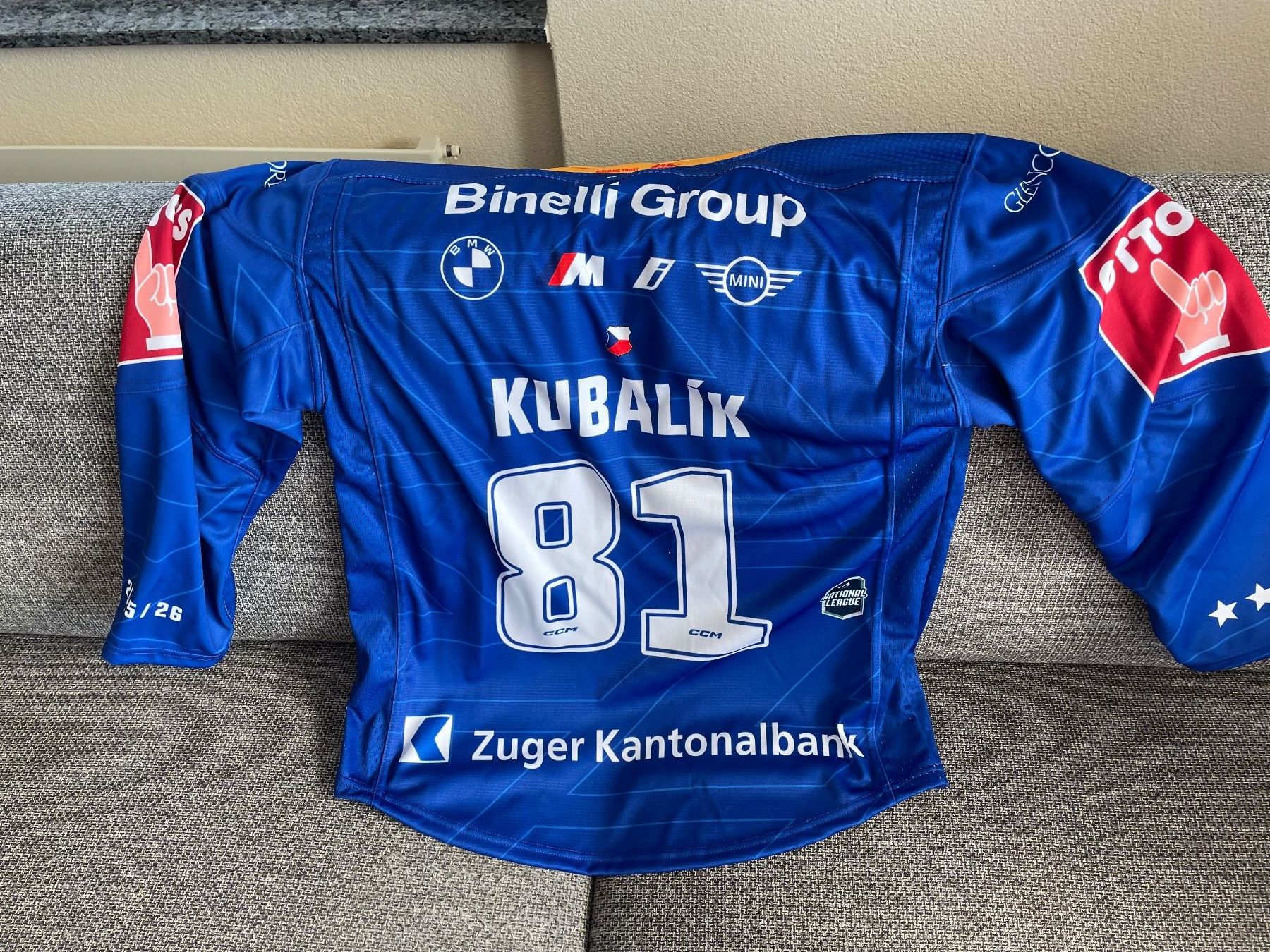 Canottiere & Pantaloni: Eishockey Trikot EVZ – Nuovo (secondo la descrizione) da Hünenberg venduto da bahnsidi