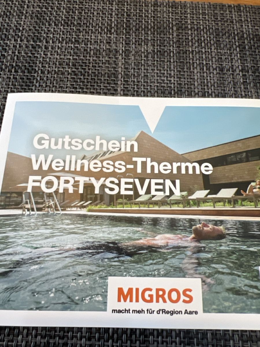 Gutscheine: Therme Fortyseven Baden – Neu (gemäss Beschreibung) aus Leuggern von sch_h22c