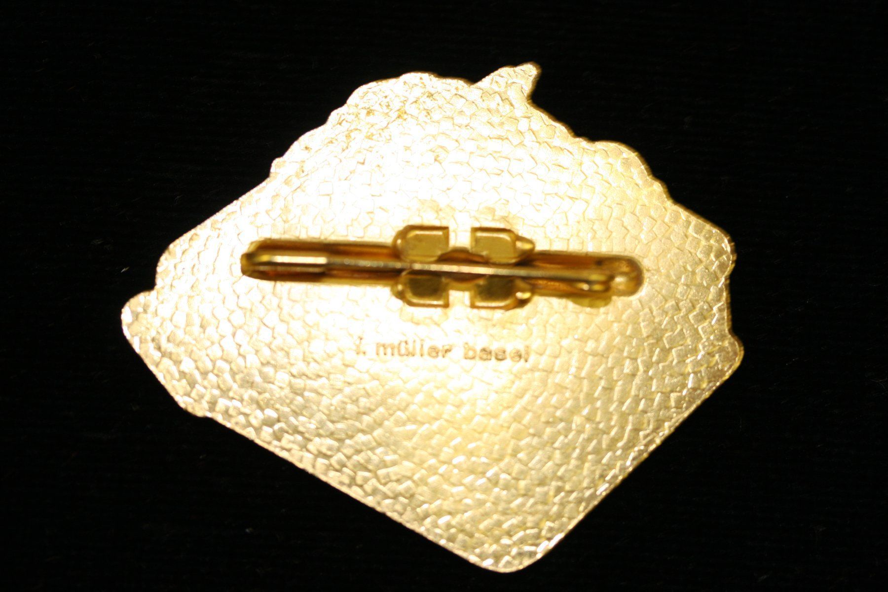 Basler Placchette & Badge: Fasnacht 1981 Gold – Usato da Allschwil venduto da Schluurbi605 1