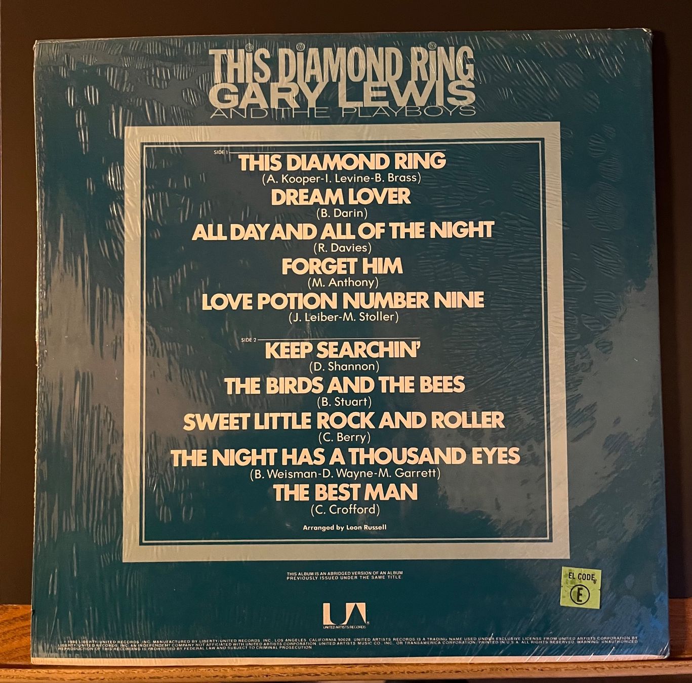 Dischi in vinile: Gary Lewis and the playboys - This Diamond Ring – Usato da Muttenz venduto da Golden_Times 1