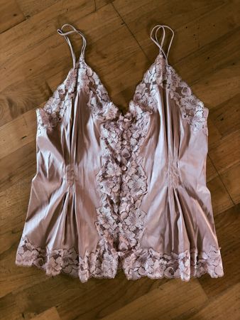 Dolce & Gabbana Top Seiden-Spitze Vintage gr.ital.44