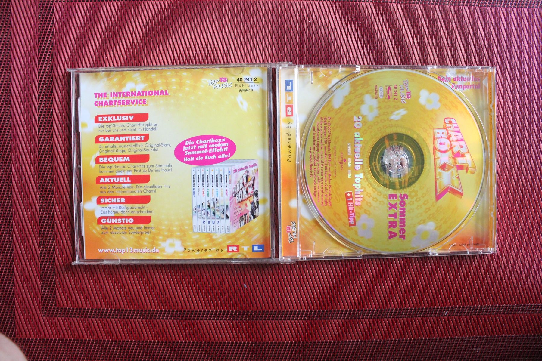 CDs: Chart Boxx 20 Aktuelle Top Hits Sommer Extra ( 473) – Gebraucht aus Geroldswil von CD-Verkauf-2022 1