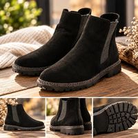 Schwarze Stiefeletten 38