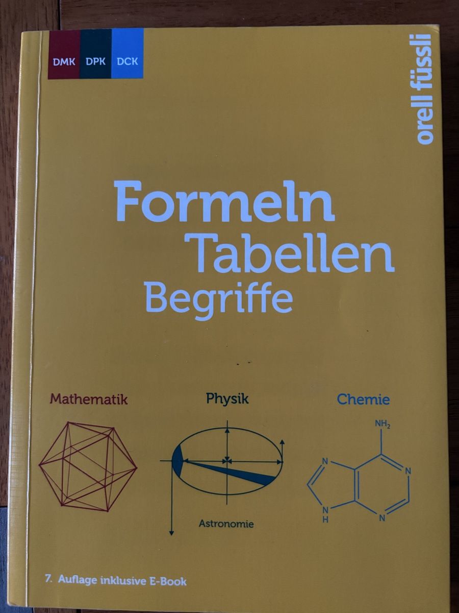 Livres: Buch Formeln Tabellen Begriffe – D'occasion à Gipf-Oberfrick par mapfi5