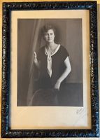 Fotografie 1928 gerahmt hinter Glas - Elegante Dame