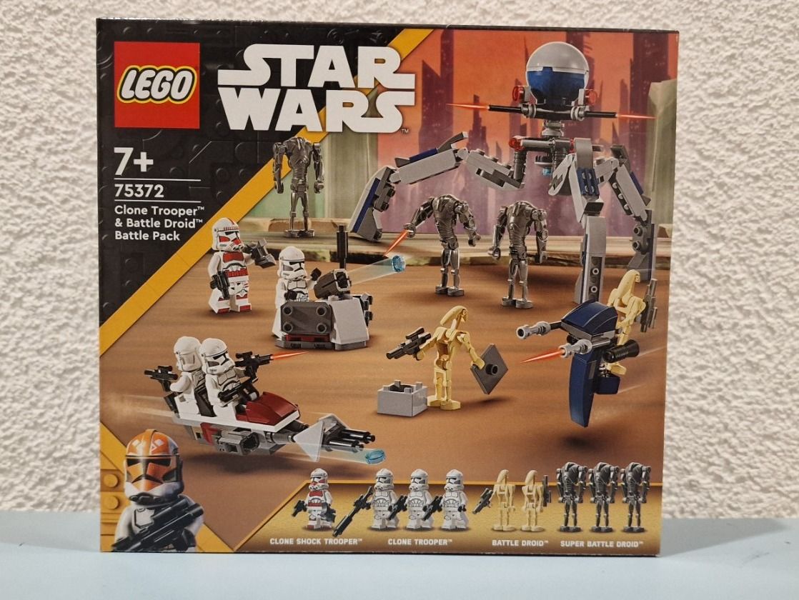 Lego Kit di costruzioni: Lego Star Wars 75372 Clone Trooper Battle Droid Battle Pack – Nuovo e nell'imballaggio originale da Echichens venduto da aegis0129
