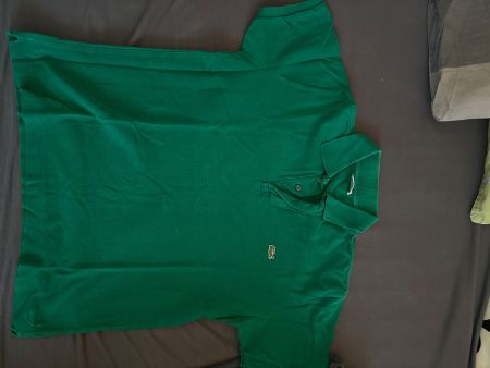Lacoste Poloshirt Grün Grösse 4 Vintage Baumwolle Sommer