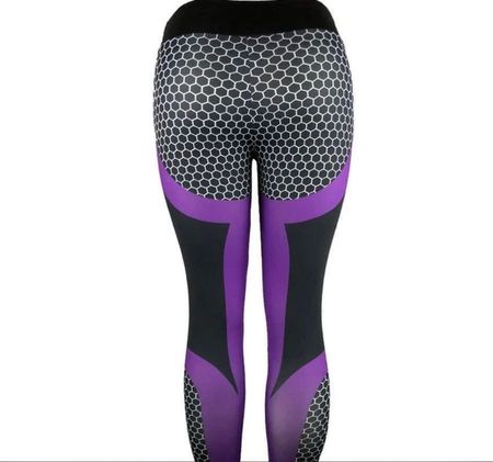 NEUE mega Damen Sport Tight schwarz-lila Gr. M OVP