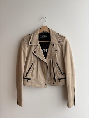 Oakwood Yoko Lederjacke, Beige, Gr. S  NP 250.-