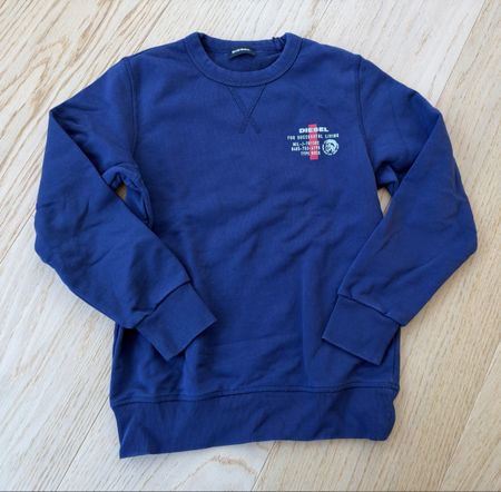 Diesel Pullover blau Grösse 140 / neuwertig 