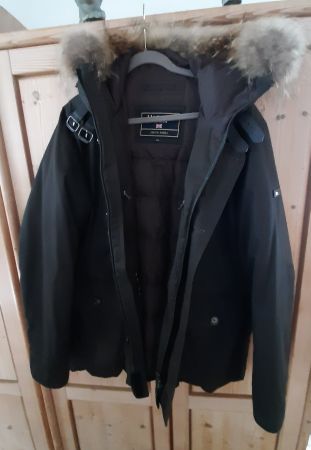 Hackett Jacke mit echt Fuchspelzkragen
