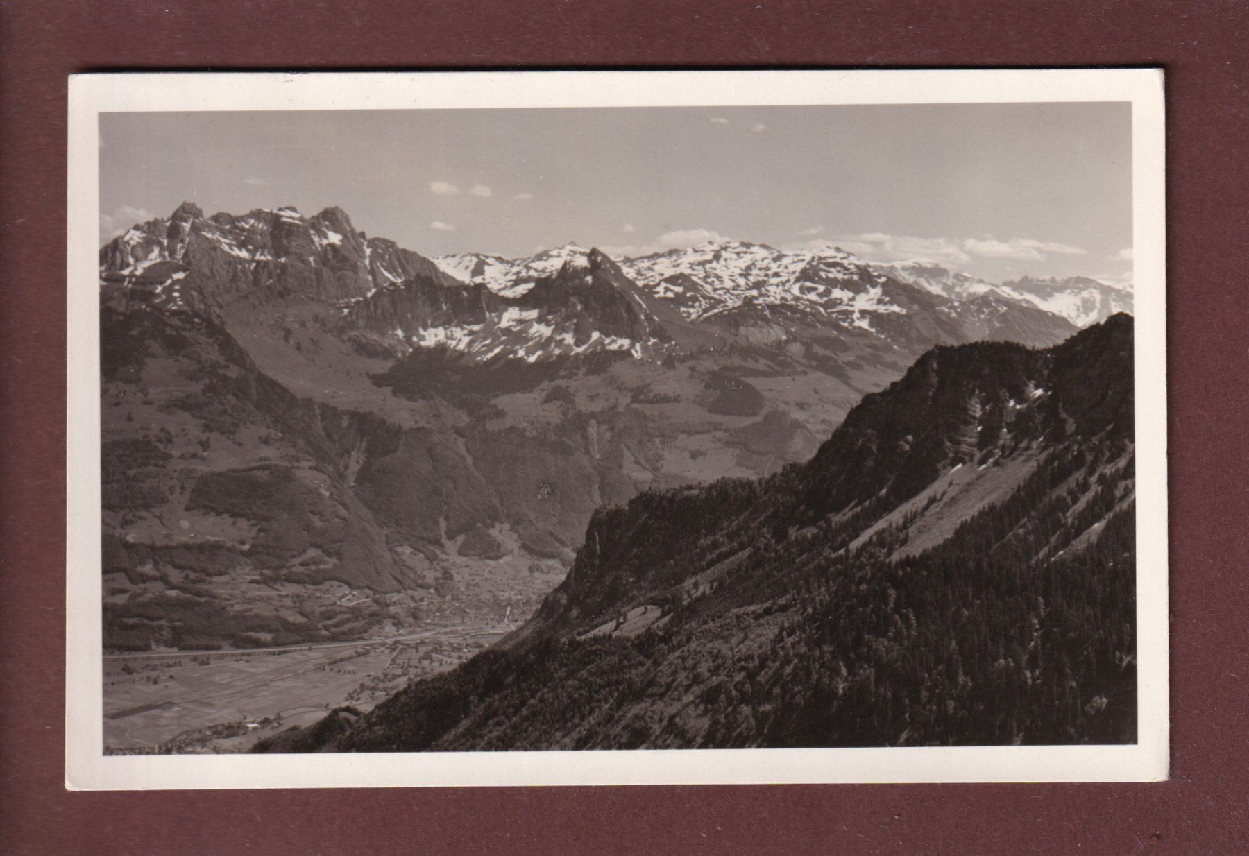 Cartoline postali: Blick vom HIRZLI - 1937 – Usato da Pully venduto da nicecards