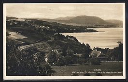 Vaumarcus, Vue sur St. Aubin depuis Vaum