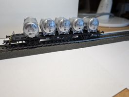 Märklin H0 Güterwagen mit Behältern 4853 guter Zustand