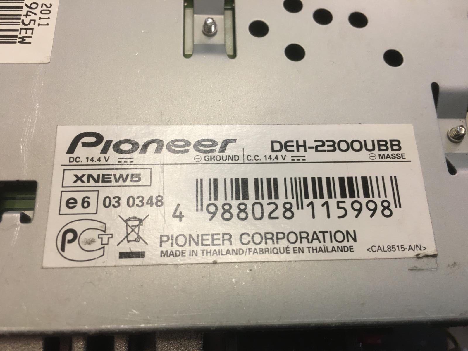 Radio: Pioneer Autoradio CD, MP3 – Usato da Frauenfeld venduto da stern081 2