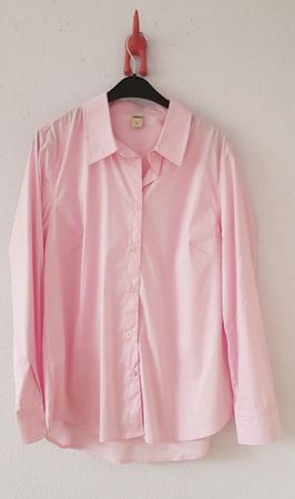 Rosa Hemd, Baumwolle, XL