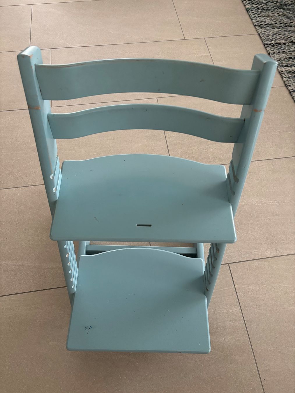 Stokke Seggioloni: Tripp Trapp - Farbton aqua – Usato da Weiningen ZH venduto da MarryPotter