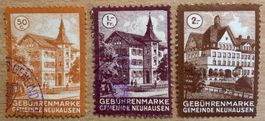 Fiskalmarken / Gebührenmarken Gemeinde Neuhausen