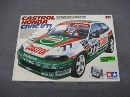 Tamiya RC Baukasten 58127 Honda Civic Castrol VTI FF 1993