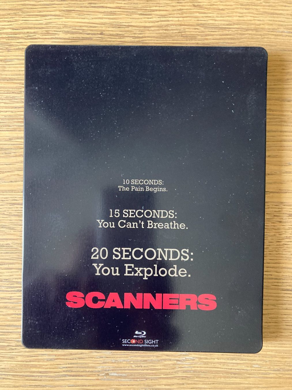 Tutti i DVDs: BLU RAY SCANNERS UK STEELBOOK – Usato da Geneve venduto da tigre69 1