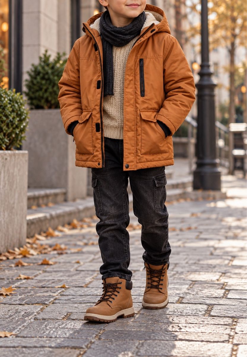 Jacken & Mäntel: PARKA ENFANT MARRON DOUBLÉE – Neu (gemäss Beschreibung) aus Lausanne von mar_6snp