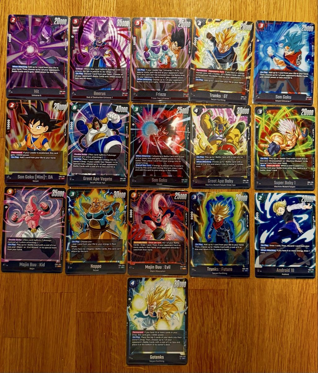 Bandai Cartes à collectionner: Dragon Ball FB04 Super Rare – Neuf (Voir description) à Niederrohrdorf par Xornix