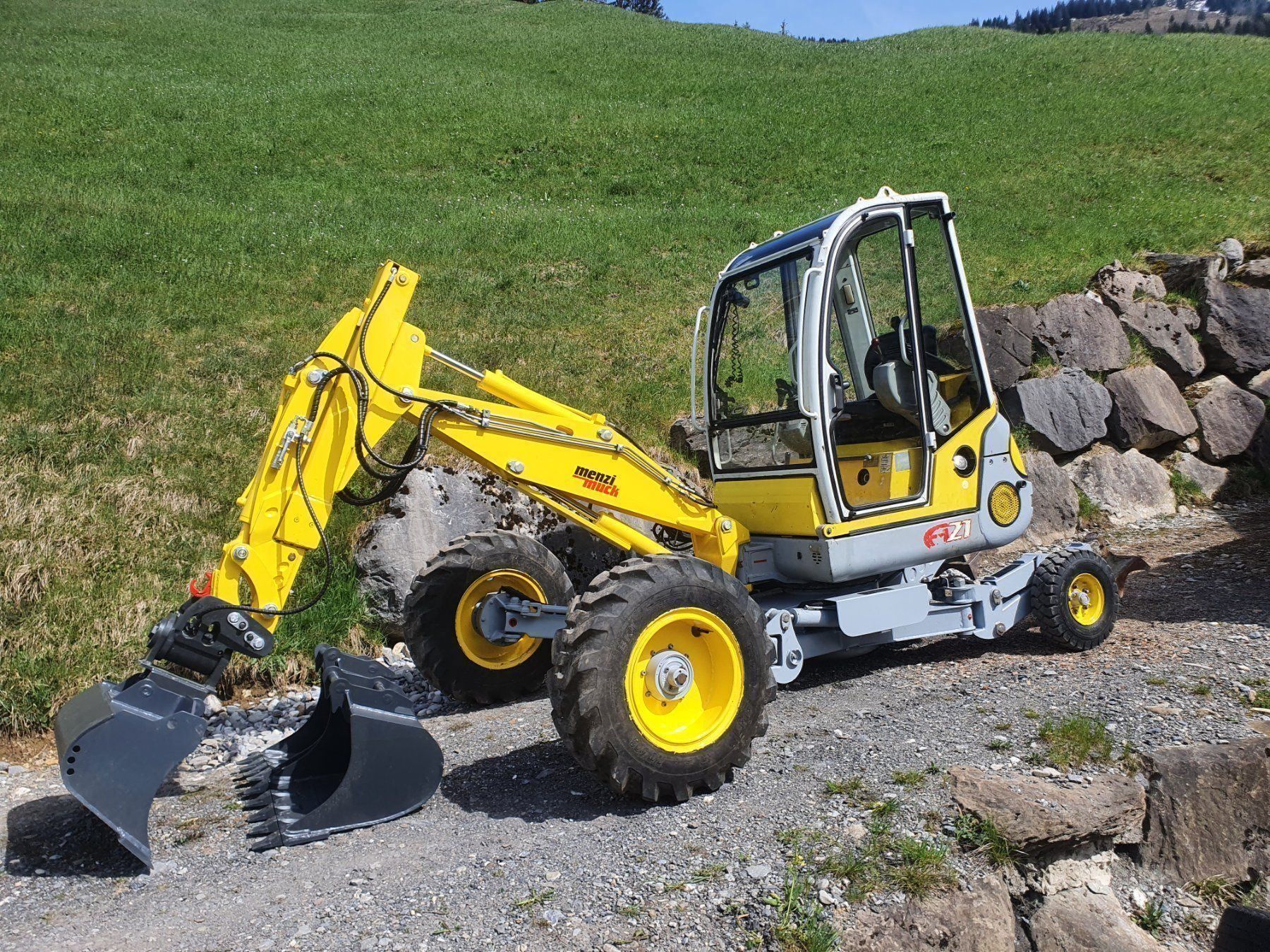 Menzi Muck Bagger: Schreitbagger Menzi Muck A21 Mobil – Neu (gemäss Beschreibung) aus Frutigen von glory03 3