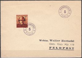 Militärbrief 2.Wk Mit Soldatenmarken