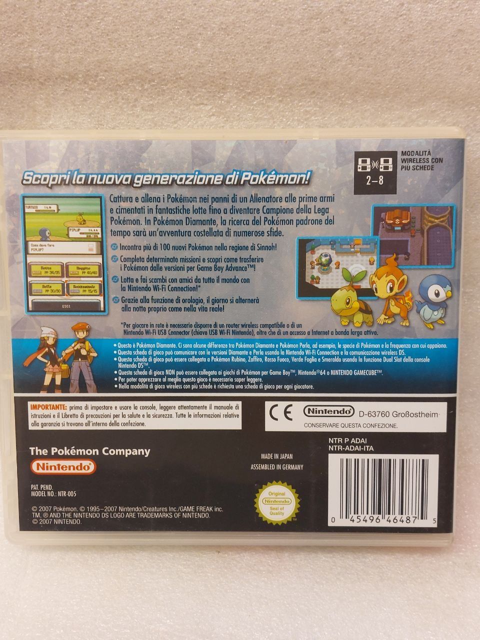 Pokémon Giochi: Pokemon Diamante - Nintendo DS – Usato da Pambio Noranco venduto da Pol69 2