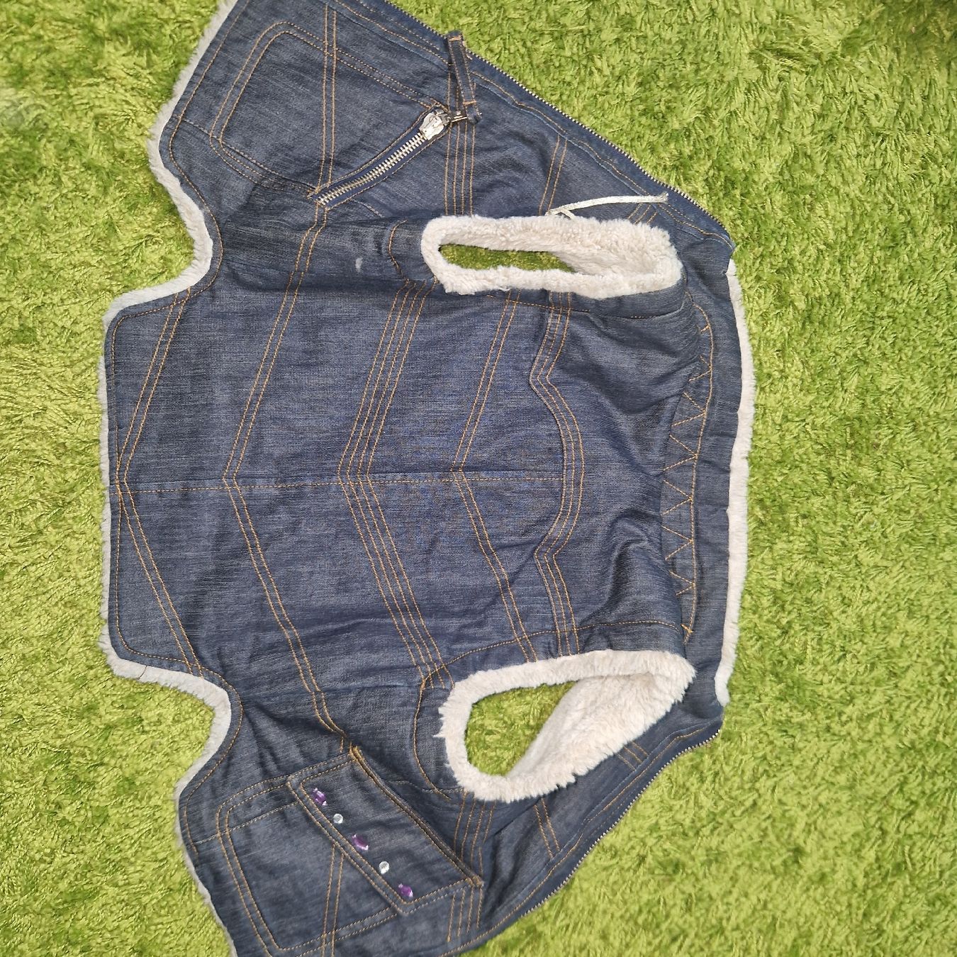 Altro abbigliamento per bambina: Warme Jeansweste mit Fellfutter/Winter! Gr 10J – Usato da Gwatt (Thun) venduto da Letzte-Chance-III 2