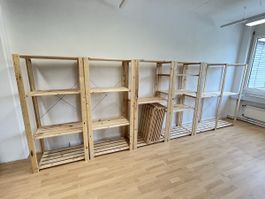 6 Holz Regale IKEA Hejne (erweiterbar)