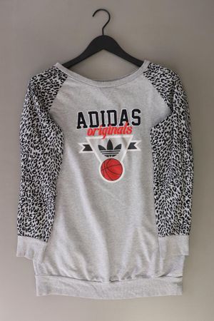 Adidas Langarmpullover Gr. 38 grau