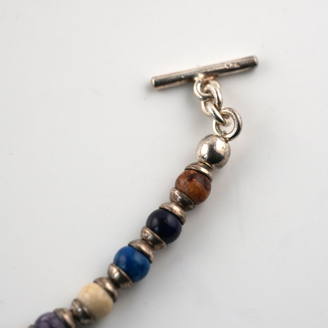 Bracciali & Braccialetti: Silberarmkette 925 mit farbigen Steinen – Usato da Basel venduto da Vip24 3
