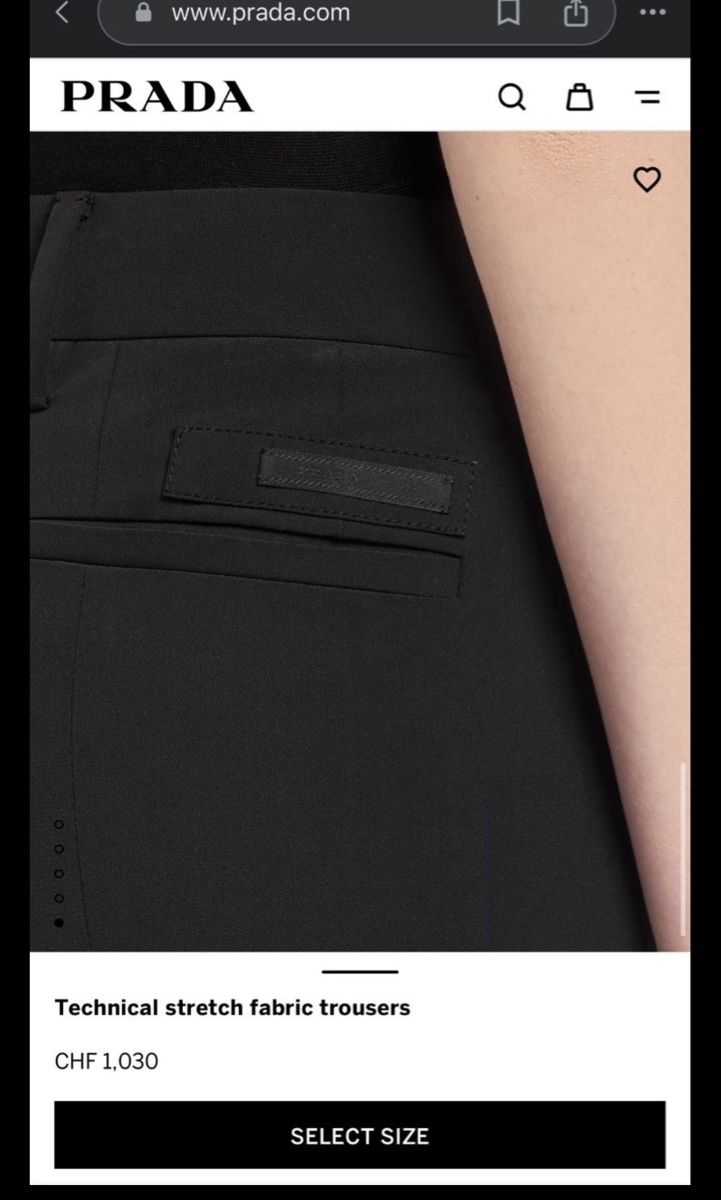Prada Pantaloni: Neue Prada Hosen - Free shipping – Nuovo (secondo la descrizione) da Ringgenberg BE venduto da kat_n5w8 2