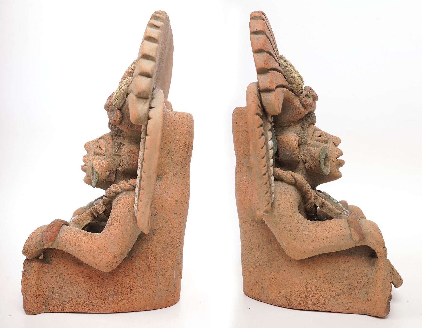 Skulpturen & Statuen: Maya Gott, grosse Keramikfigur aus Mexiko – Gebraucht aus Buochs von chicco64 9