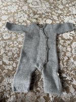 Disana Wollstrick Overall 50/56 grau