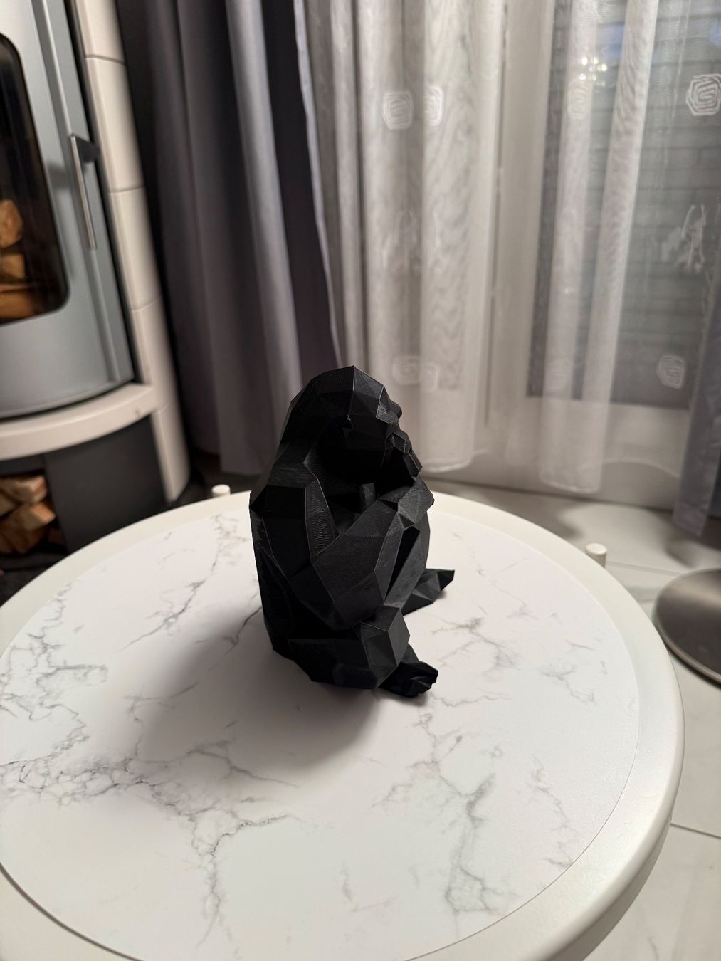Sculture & Statue: Moderne Gorilla Skulptur 16cm, 3D Druck – Nuovo (secondo la descrizione) da Volketswil venduto da DekoShop24 1