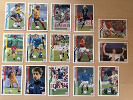 15 Sammelkarten WorldCup USA94 (McDonald‘s Sammelbuch)