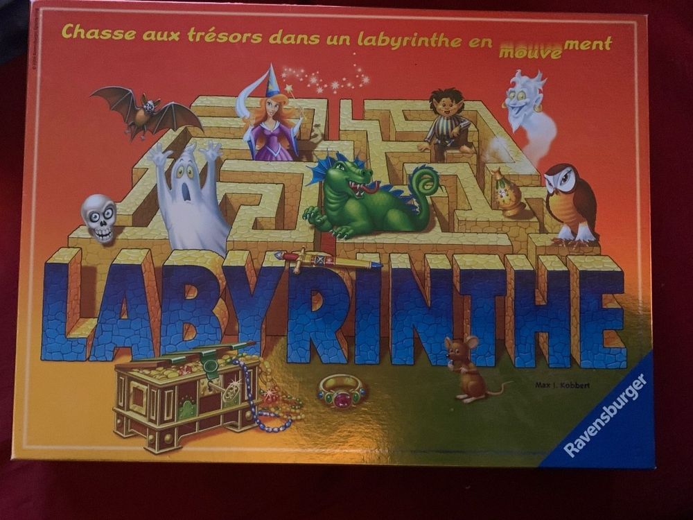 Jeu Du Labyrinthe Vintage - Offert Par Les Grands Magasins Au Bon Marché - Jeu Ancien Occasion